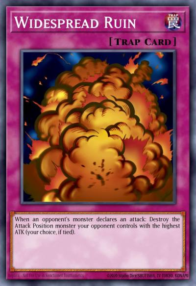 Widespread Ruin Rare CP03-EN011 Champion Pack Game Three Yugioh card