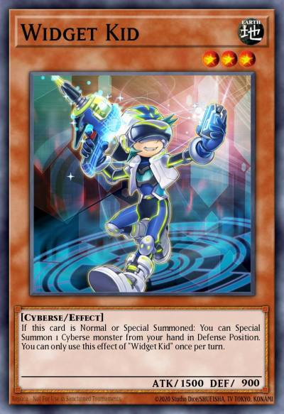 Widget Kid Super Rare YS18-EN003 Starter Deck Codebreaker Yugioh card