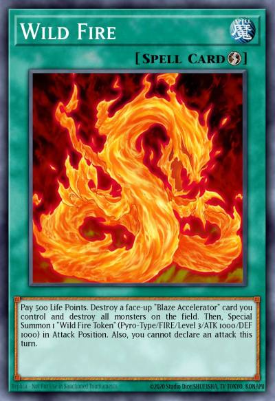 Wild Fire Common FOTB-EN039 Force of the Breaker Yugioh card