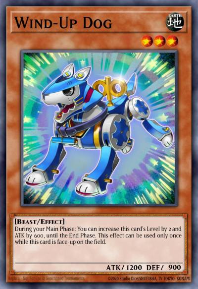Wind-Up Dog Common BP01-EN167 Battle Pack Epic Dawn Yugioh card