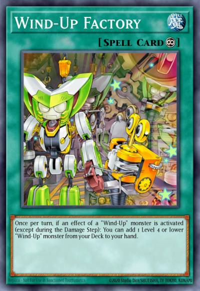 Wind-Up Factory Super Rare GENF-EN054 Generation Force Yugioh card