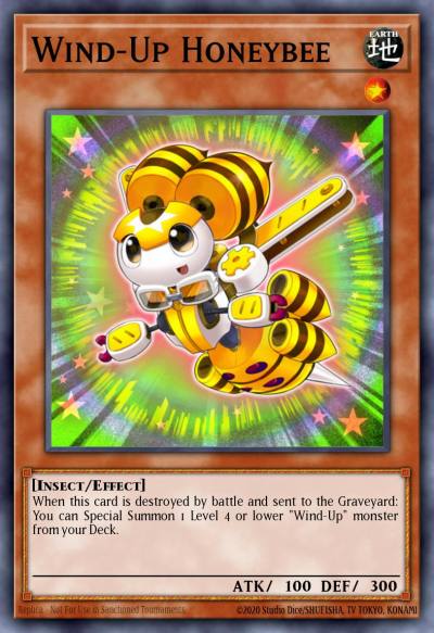Wind-Up Honeybee Common ORCS-EN024 Order of Chaos Yugioh card