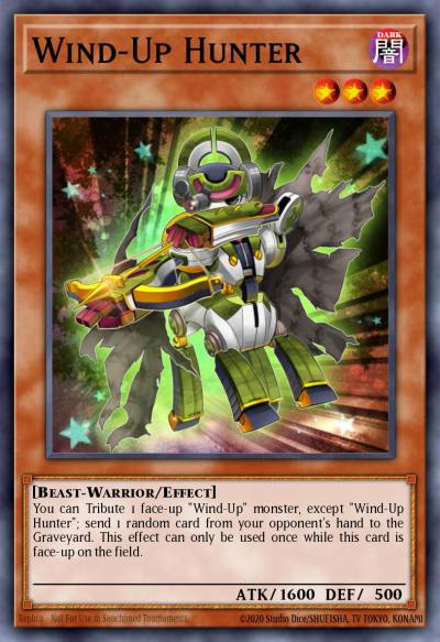 Wind-Up Hunter Super Rare PHSW-EN024 Photon Shockwave Yugioh card