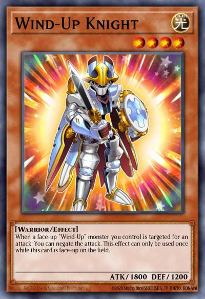 Wind-Up Knight Rare PHSW-EN023 Photon Shockwave Yugioh card