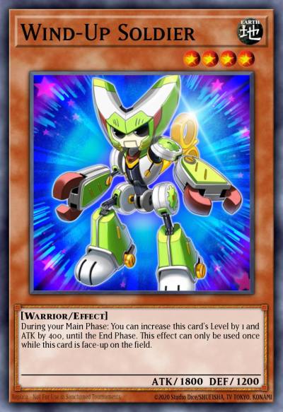 Wind-Up Soldier Common BP01-EN166 Battle Pack Epic Dawn Yugioh card