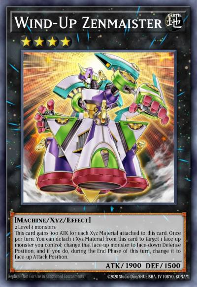 Wind-Up Zenmaister Rare BP01-EN028 Battle Pack Epic Dawn Yugioh card