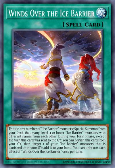 Winds Over the Ice Barrier Ultra Rare SDFC-EN027 Structure Deck Freezing Chains Yugioh card