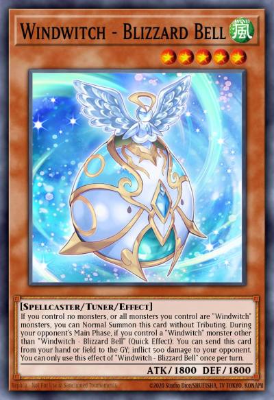 Windwitch - Blizzard Bell Common MP22-EN007 2022 Tin of the Pharaohs Gods Yugioh card
