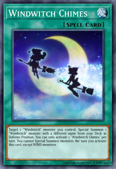 Windwitch Chimes Common MP22-EN033 2022 Tin of the Pharaohs Gods Yugioh card
