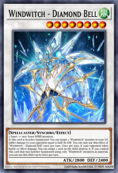 Windwitch - Diamond Bell Rare MP22-EN023 2022 Tin of the Pharaohs Gods Yugioh card