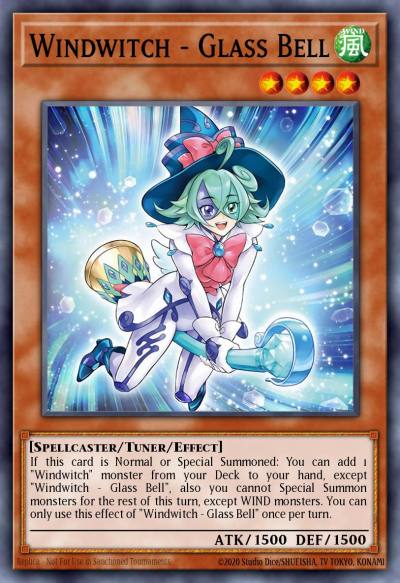 Windwitch - Glass Bell Common OP08-EN019 OTS Tournament Pack 8 Yugioh card