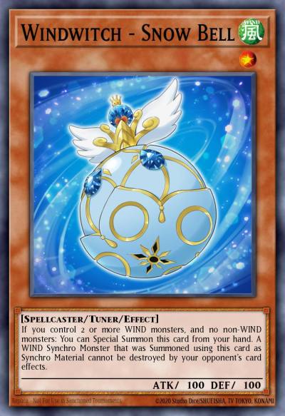 Windwitch - Snow Bell Common OP08-EN018 OTS Tournament Pack 8 Yugioh card