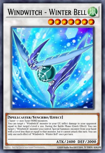 Windwitch - Winter Bell Super Rare OP06-EN011 OTS Tournament Pack 6 Yugioh card