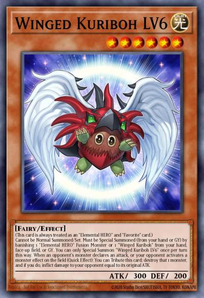 Winged Kuriboh LV6 Quarter Century Secret Rare BLTR-EN001 Battles of Legend Terminal Revenge Yugioh card