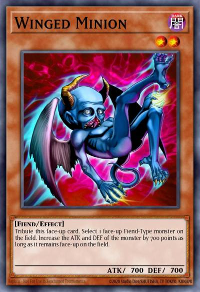 Winged Minion Common DB2-EN128 Dark Beginning 2 Yugioh card