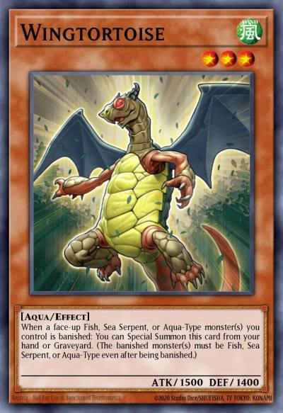 Wingtortoise Rare GENF-EN022 Generation Force Yugioh card