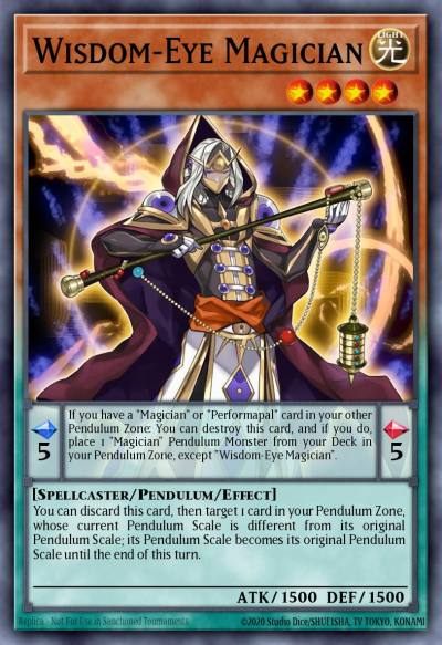 Wisdom-Eye Magician Super Rare SDMP-EN005 Master of Pendulum Structure Deck Yugioh card