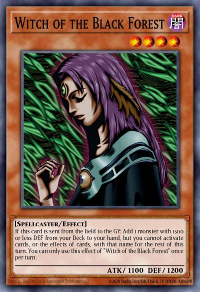 Witch of the Black Forest Rare BP01-EN001 Battle Pack Epic Dawn Yugioh card