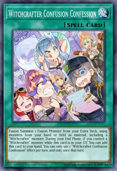 Witchcrafter Confusion Confession Ultra Rare MAMA-EN021 Magnificent Mavens Yugioh card