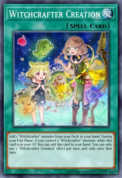 Witchcrafter Creation Super Rare MP20-EN225 2020 Tin of Lost Memories Mega Pack Yugioh card