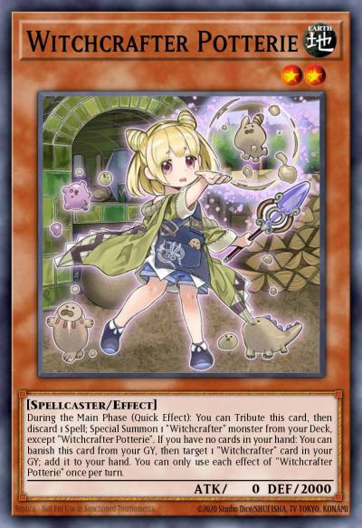 Witchcrafter Potterie Ultra Rare MP20-EN219 2020 Tin of Lost Memories Mega Pack Yugioh card