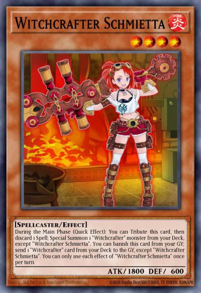 Witchcrafter Schmietta Ultra Rare MP20-EN221 2020 Tin of Lost Memories Mega Pack Yugioh card