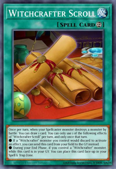 Witchcrafter Scroll Super Rare MP20-EN230 2020 Tin of Lost Memories Mega Pack Yugioh card