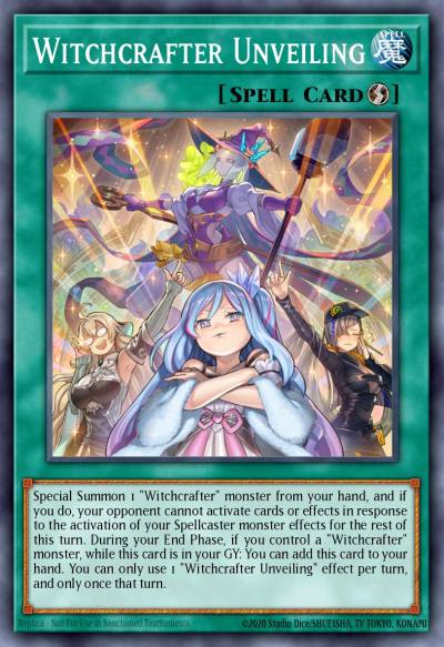 Witchcrafter Unveiling Common MP21-EN080 2021 Tin of Ancient Battles Yugioh card