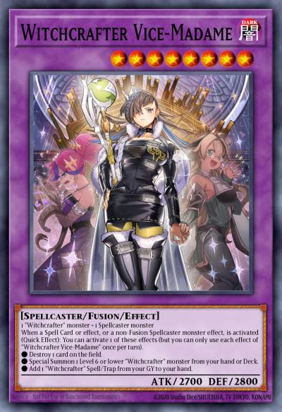 Witchcrafter Vice-Madame Ultra Rare MAMA-EN020 Magnificent Mavens Yugioh card
