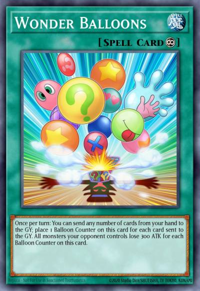 Wonder Balloons Common MP15-EN166 2015 Mega-Tin Mega Pack Yugioh card