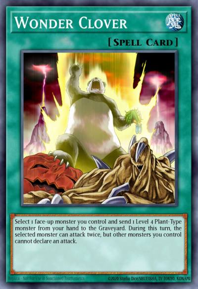 Wonder Clover Common RGBT-EN049 Raging Battle Yugioh card