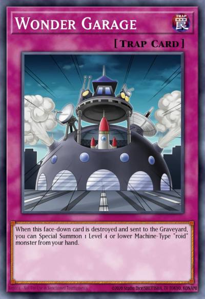 Wonder Garage Common POTD-EN055 Power of the Duelist Yugioh card