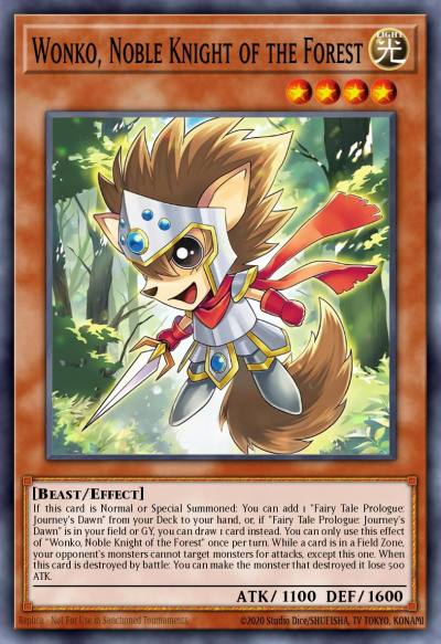 Wonko Noble Knight of the Forest New BLMM-EN035 Battles of Legend Monster Mayhem Yugioh card