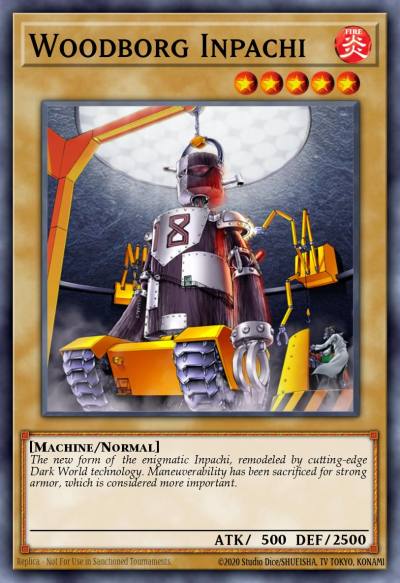 Woodborg Inpachi Common DR3-EN061 Dark Revelation Volume 3 Yugioh card