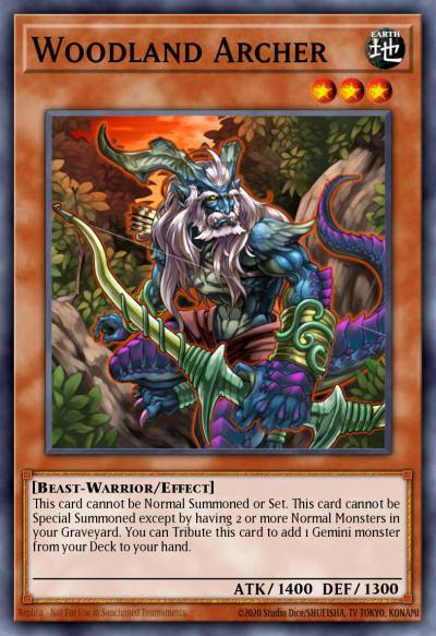 Woodland Archer Common SOVR-EN031 Stardust Overdrive Yugioh card