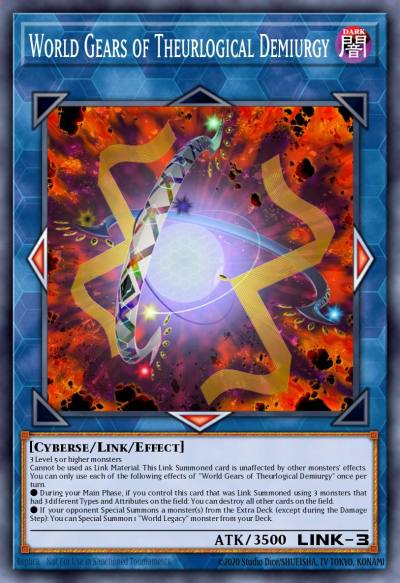World Gears of Theurlogical Demiurgy Rare CRBR-EN044 Crossover Breakers Yugioh card