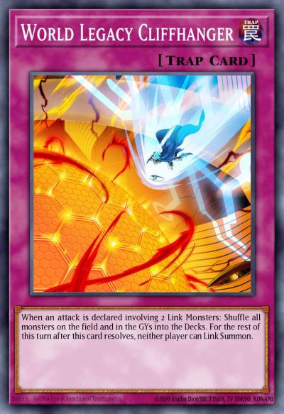 World Legacy Cliffhanger Common MP20-EN082 2020 Tin of Lost Memories Mega Pack Yugioh card
