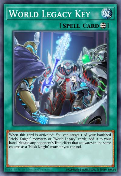 World Legacy Key Rare MP18-EN206 2018 Mega-Tin Mega Pack Yugioh card