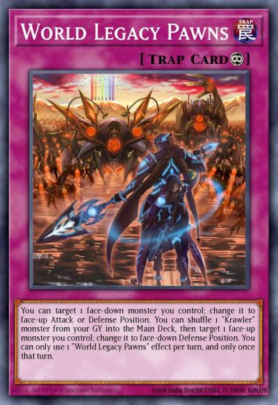 World Legacy Pawns Common MP18-EN153 2018 Mega-Tin Mega Pack Yugioh card