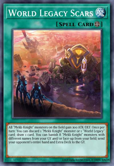 World Legacy Scars Rare MP18-EN205 2018 Mega-Tin Mega Pack Yugioh card