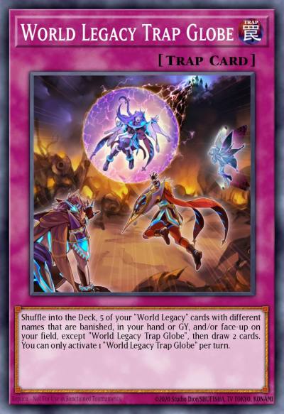 World Legacy Trap Globe Super Rare CIBR-EN074 Circuit Break Yugioh card