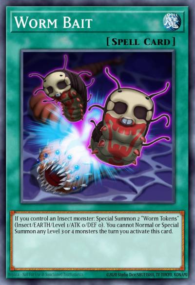 Worm Bait Common LED2-EN050 Legendary Duelists Ancient Millennium Yugioh card