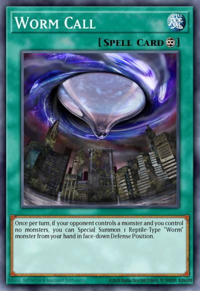 Worm Call Common TSHD-EN056 The Shining Darkness Yugioh card