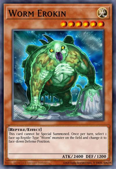 Worm Erokin Duel Terminal Super Parallel Rare DT01-EN030 Duel Terminal 1 Yugioh card