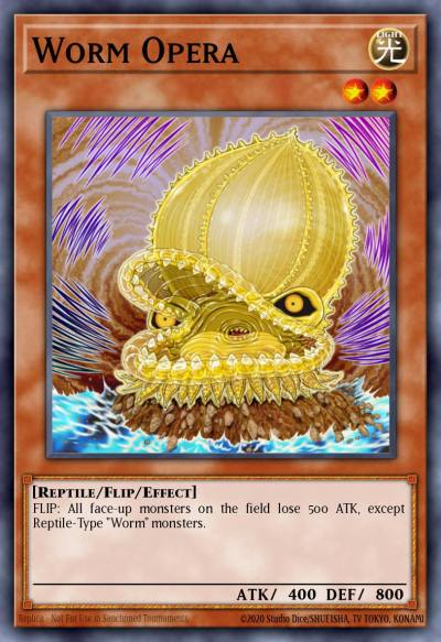 Worm Opera Duel Terminal Rare Parallel Rare DT02-EN082 Duel Terminal 2 Yugioh card