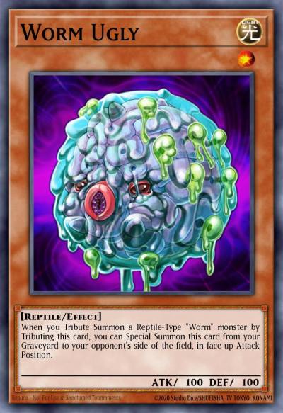 Worm Ugly Duel Terminal Normal Parallel Rare DT03-EN031 Duel Terminal 3 Yugioh card