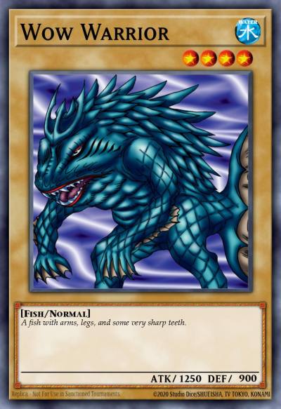 Wow Warrior Common TP1-021 Tournament Pack 1st Season Yugioh card