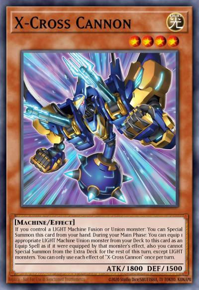 X-Cross Cannon Collector's Rare MZTM-EN018 Maze of the Master Yugioh card