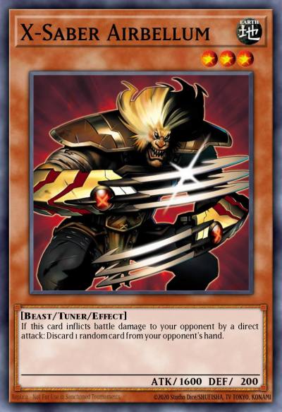 X-Saber Airbellum Common BP03-EN063 Battle Pack 3 Monster League Yugioh card