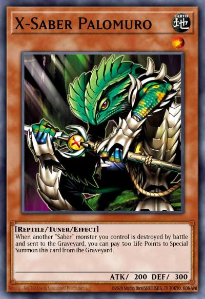 X-Saber Palomuro Duel Terminal Normal Parallel Rare DT01-EN075 Duel Terminal 1 Yugioh card